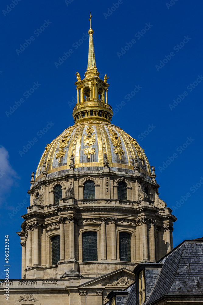 Chapel of Saint-Louis-des-Invalides (1679) in Paris. France.