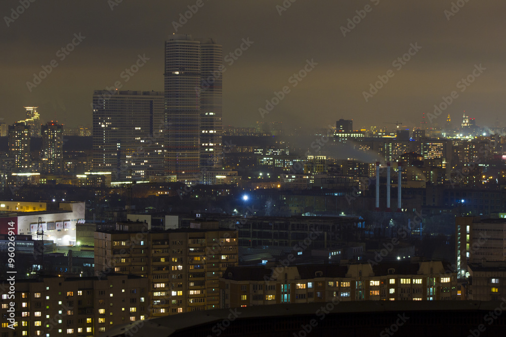 Landscape Moscow city, Moscow, Russia