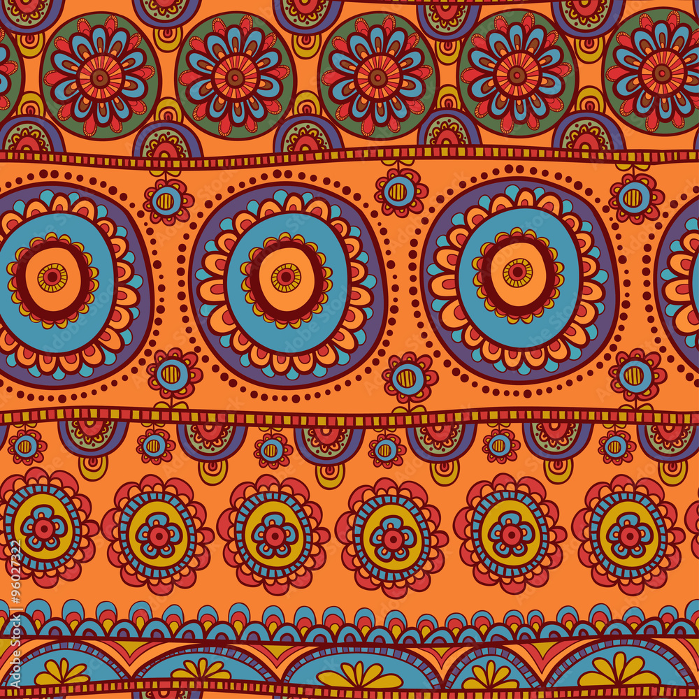 Ethnic seamless pattern. Ethnic seamless pattern.