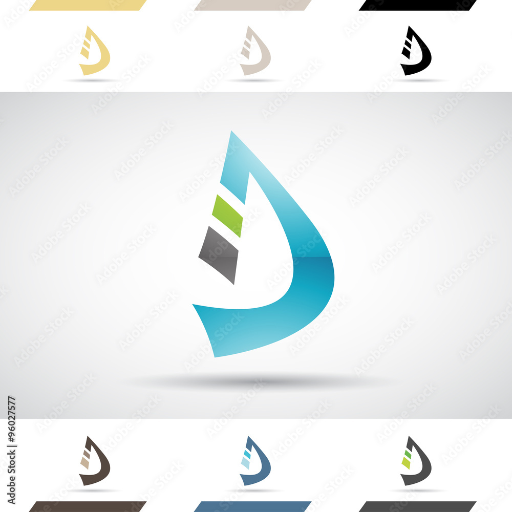 Logo Shapes and Icons of Letter D Logo Shapes and Icons of Letter D