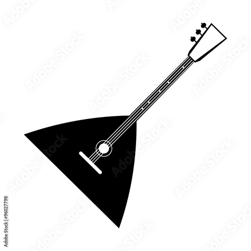 Balalaika black icon