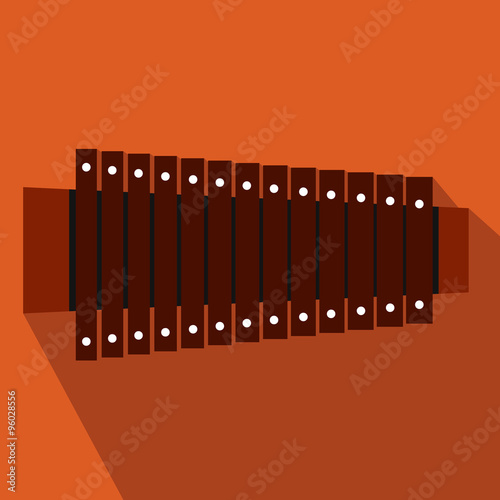 Xylophone flat icon
