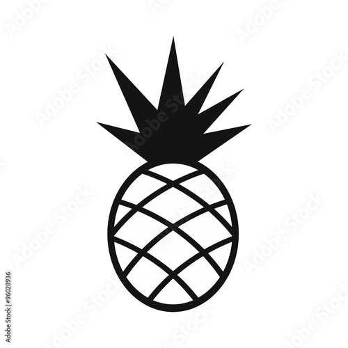 Pineapple simple icon
