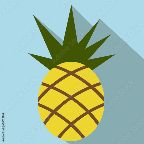 Pineapple flat icon