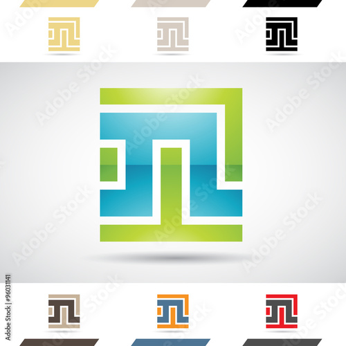 Logo Shapes and Icons of Letter N