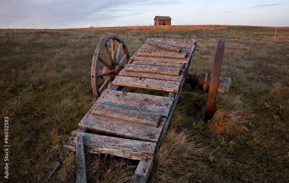 Fototapeta premium Ghost Town Galilee Saskatchewan