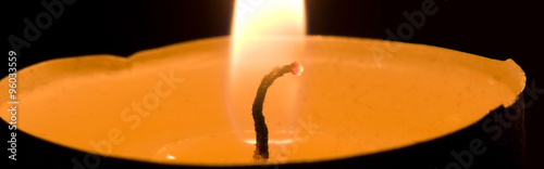 burning candle