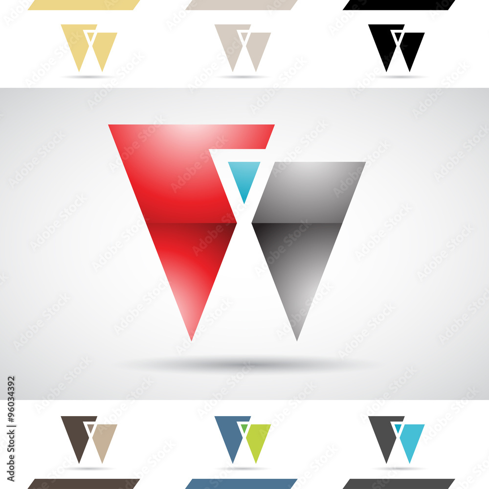 Logo Shapes and Icons of Letter W Logo Shapes and Icons of Letter W