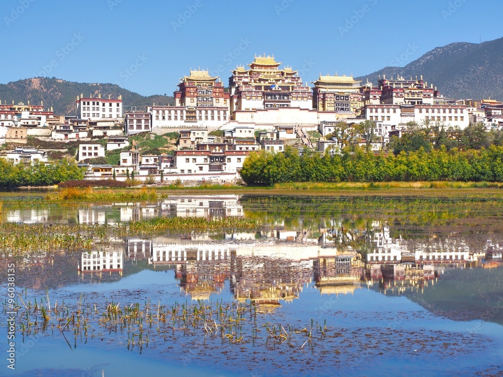  Songzanlin Temple also known as the Ganden Sumtseling Monastery, is a Tibetan Buddhist monastery in Zhongdian city( Shangri-La), Yunnan province China and is closely Potala Palace in Lhasa