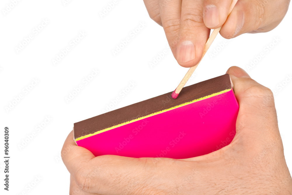 Obraz premium Hand with matches