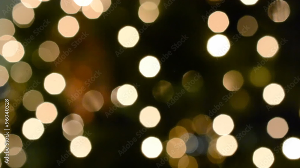 Lamps at night for Christmas