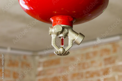 Bild auf Leinwand TESTINA SPRINKLER ANTINCENDIO