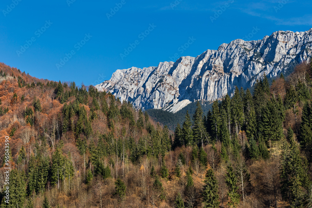 Piatra Craiului mountain in autumn Piatra Craiului mountain in autumn