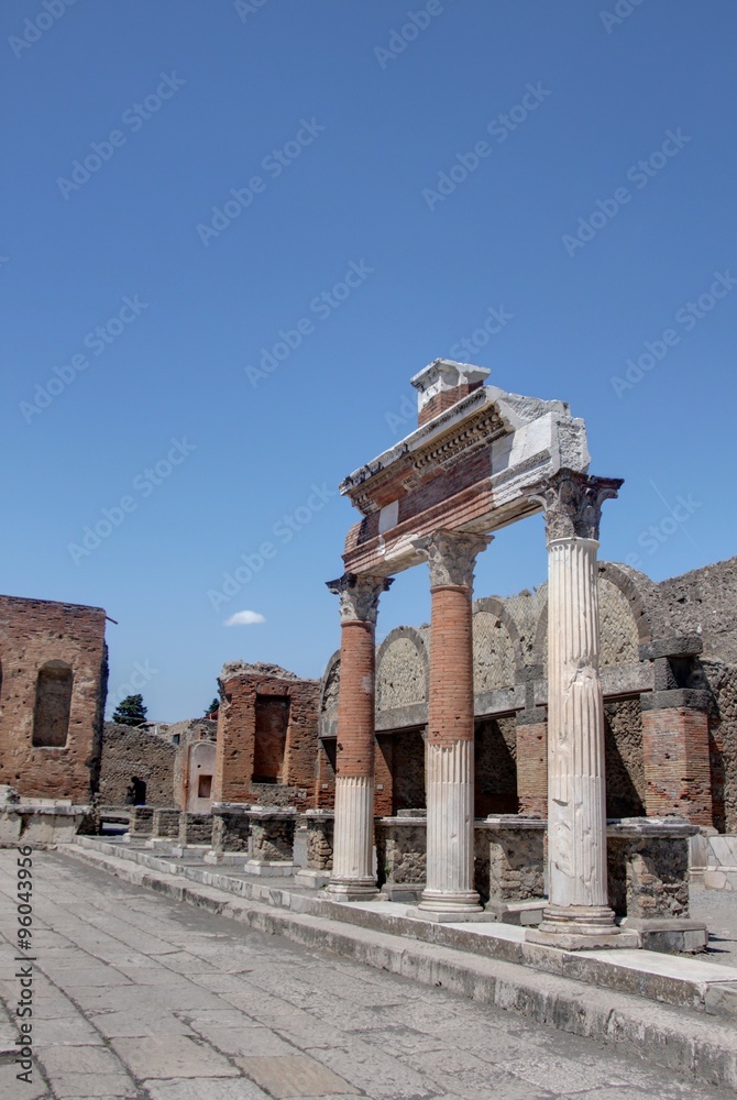Ruines romaines de Pompei