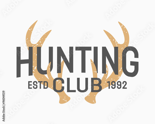 Vector vintage hunting emblems