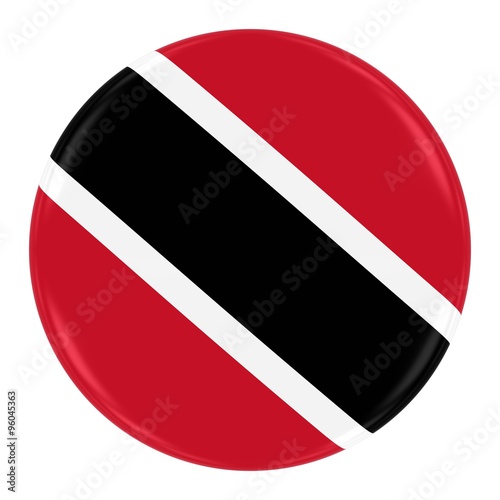 Free Download Trinidadian and Tobagonian Flag Badge - Flag of Trinidad and Tobago Button Isolated on White - GFXLoad