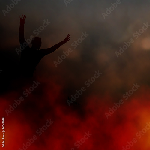Fleeing the fire