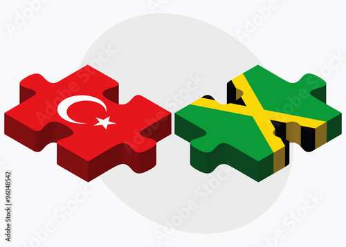 Turkey and Jamaica Flags