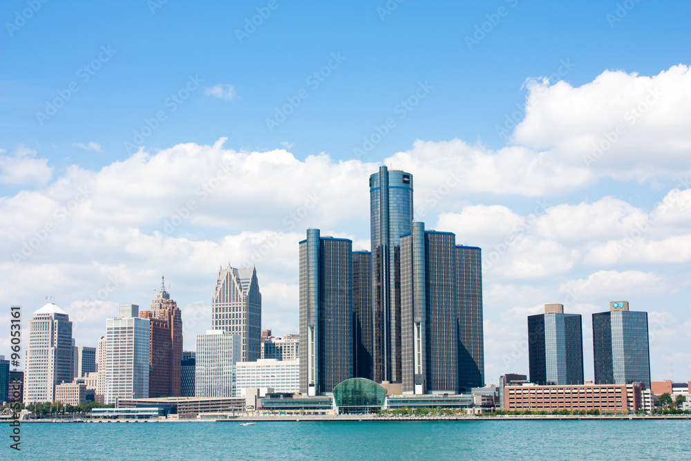 Naklejka premium Boston City Skyline