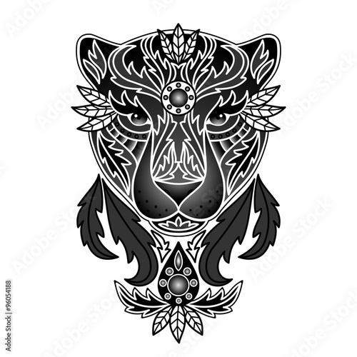 Ornamental Black Panther