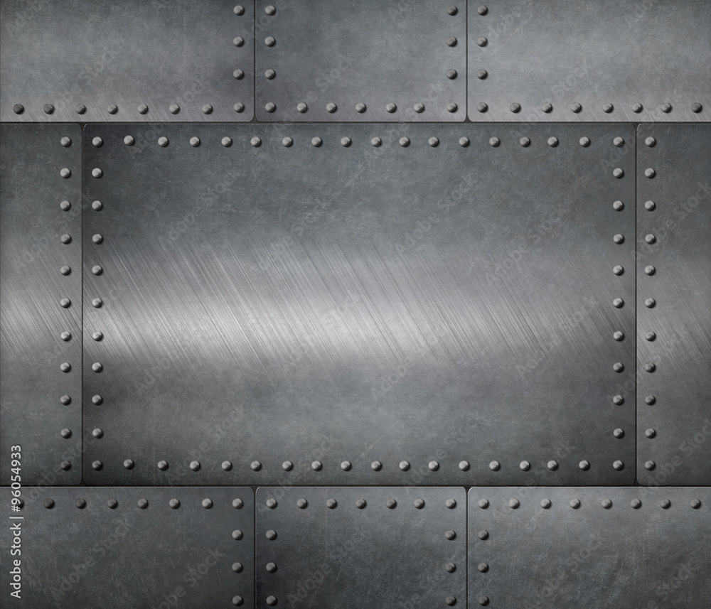 metal steel plates armour background 