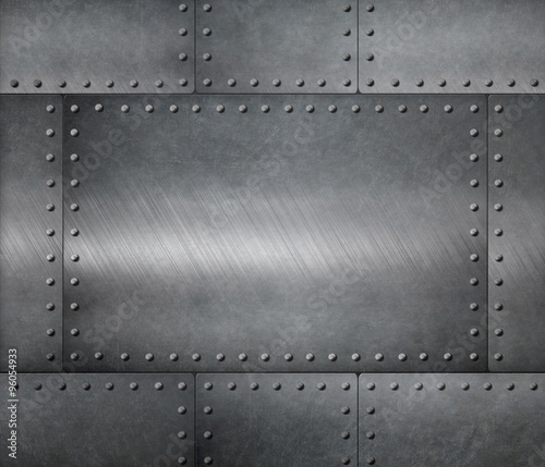 metal steel plates armour background 