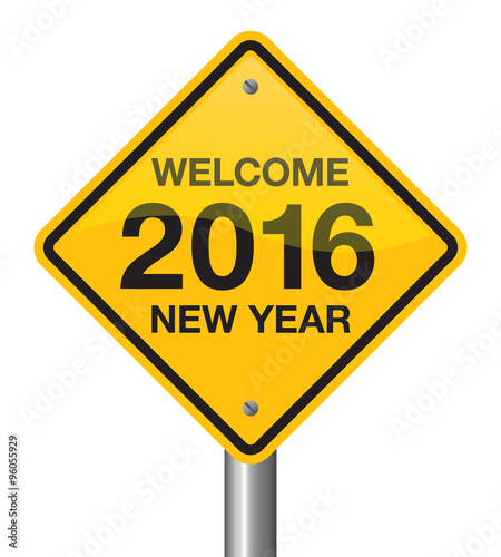 2016 road sign