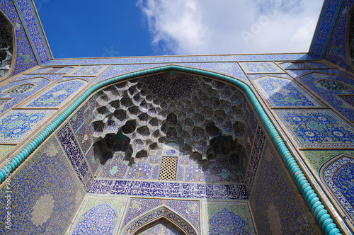 Sheikh Lotfallah Mosque at Naghsh-i Jahan Square, Isfahan, Iran. photo