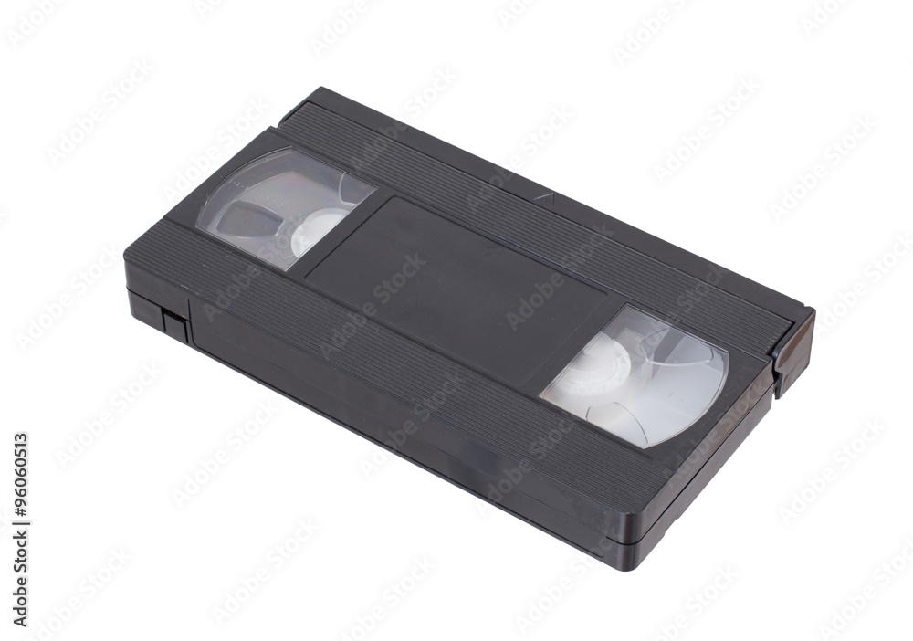 Retro videotape isolated on a white background Retro videotape isolated on a white background