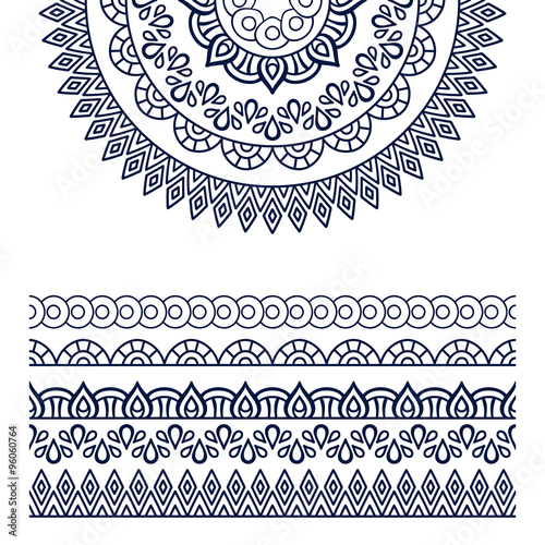 Vector ethnic mandala