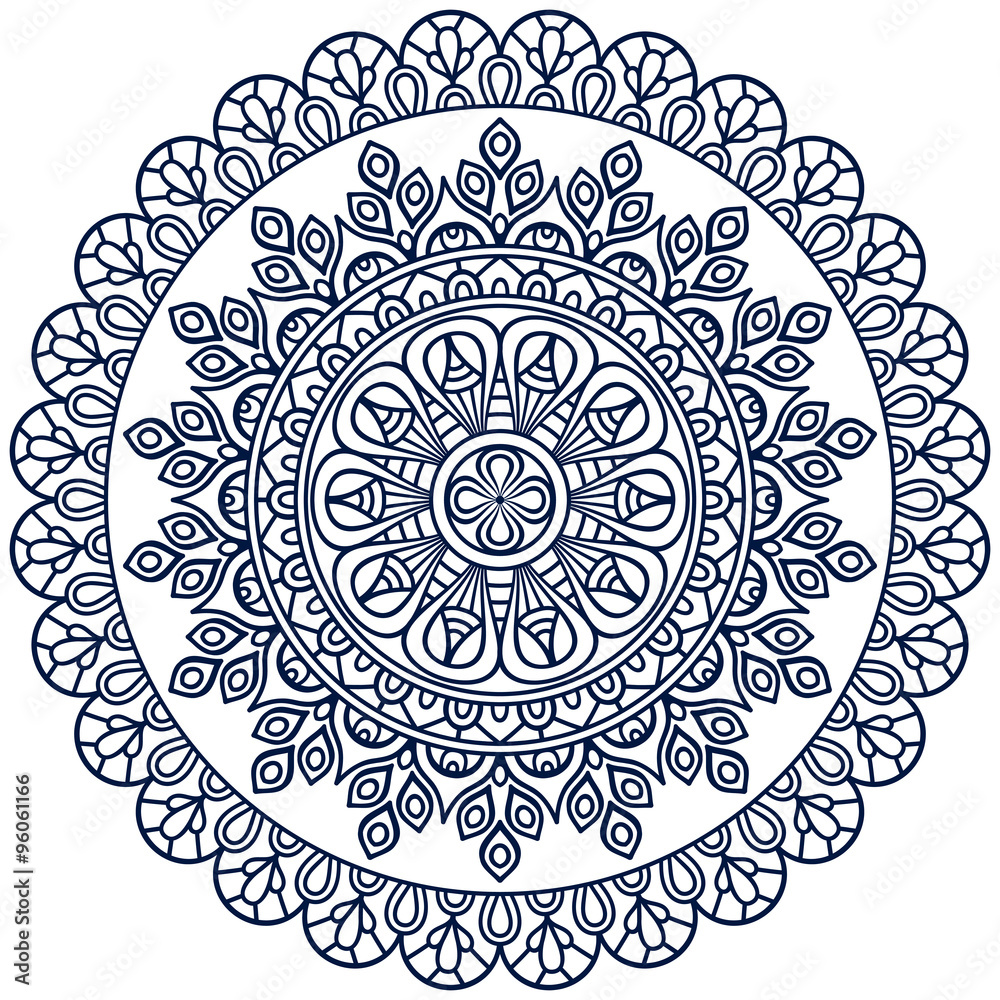 Vector ethnic mandala Vector ethnic mandala