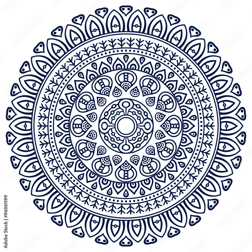 Vector ethnic mandala