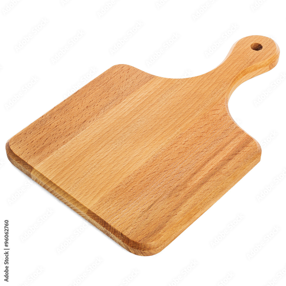 Wooden cutting board - studio shot