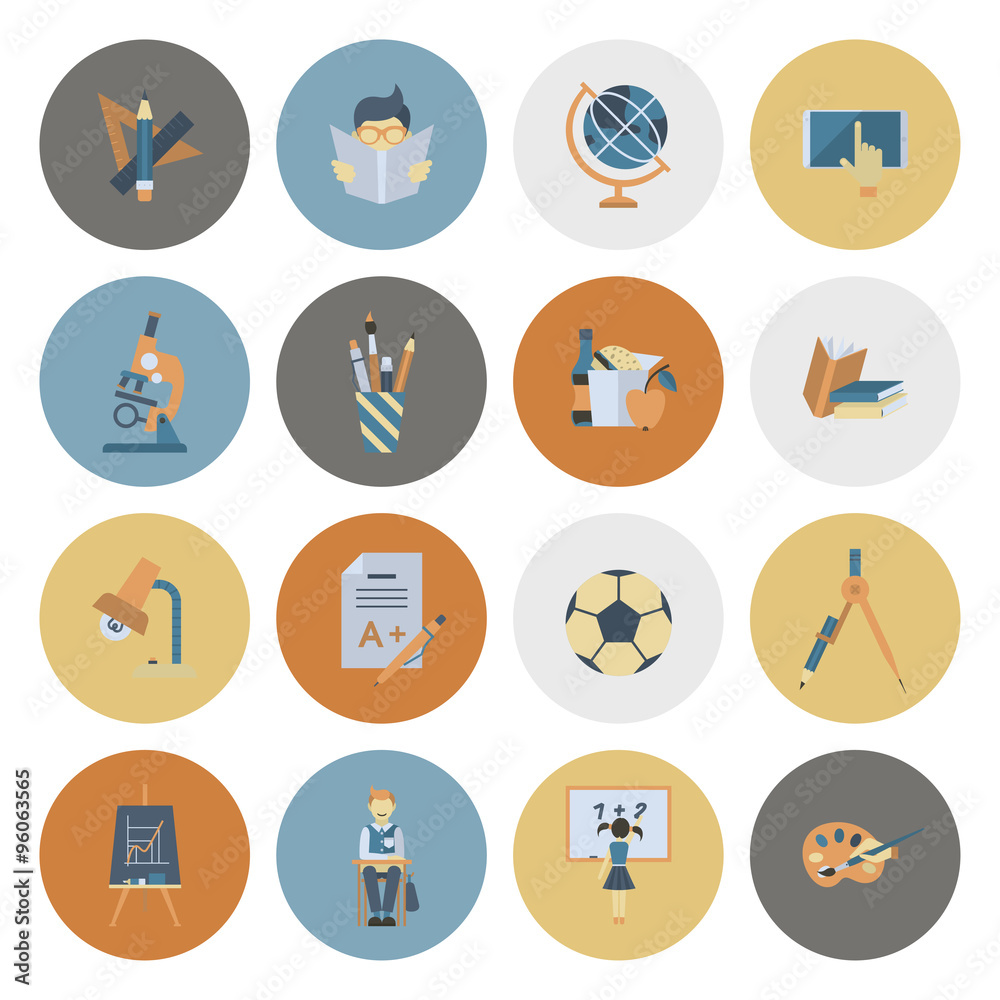 School and Education Icons School and Education Icons