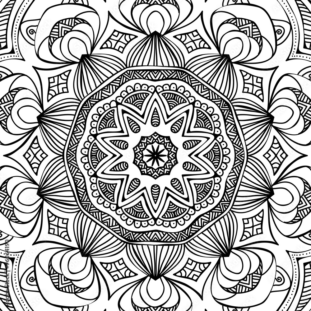 Mandala. Coloring page Mandala. Coloring page