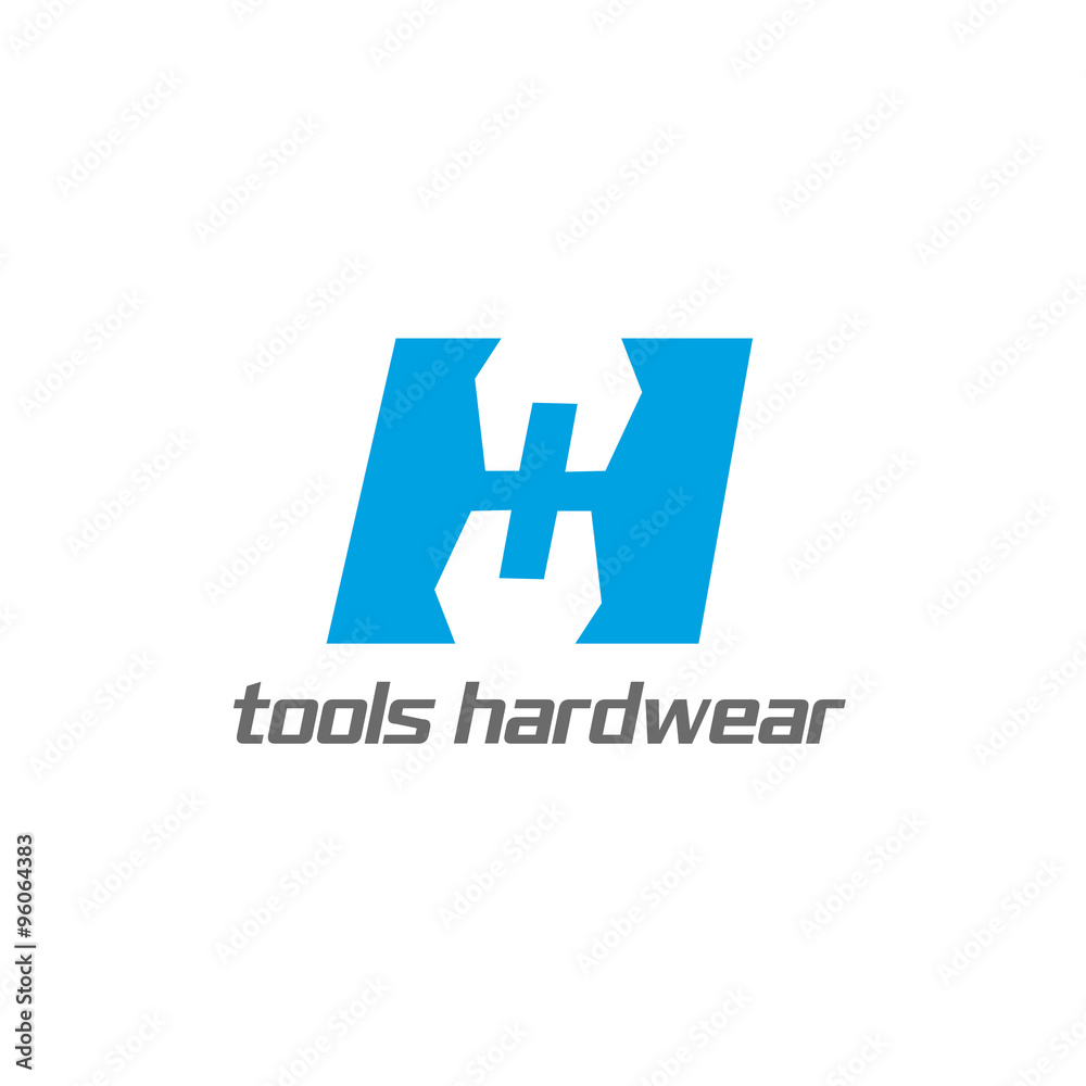 initial H tools Hardware logo icon initial H tools Hardware logo icon