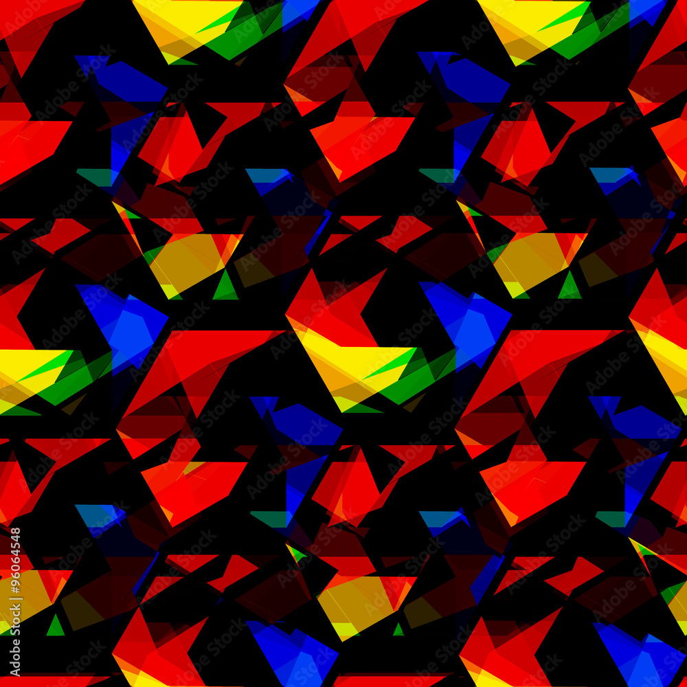 Naklejka premium Abstract geometric background with triangular polygons.