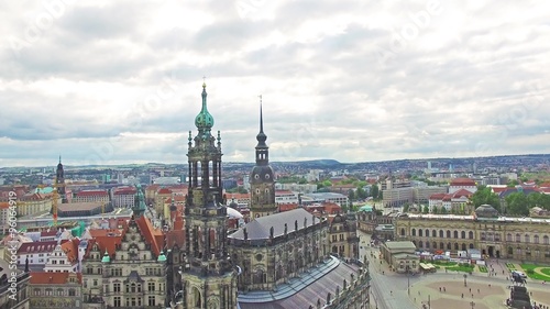 Histoirical center of the Dresden Old Town. Dresden has a long history as the capital and royal residence for the Electors and Kings of Saxony.Saxony, Germany. photo