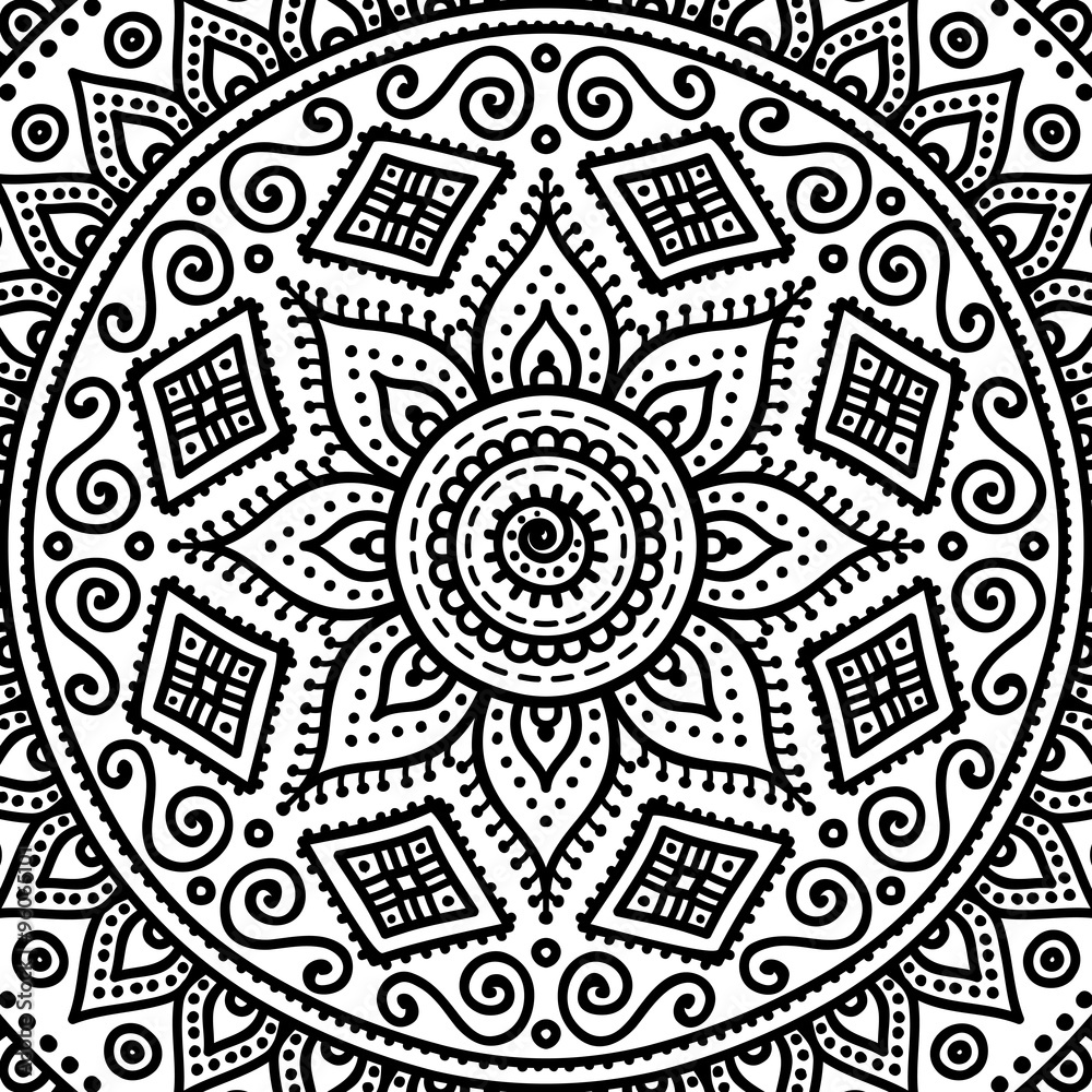 Mandala. Coloring page