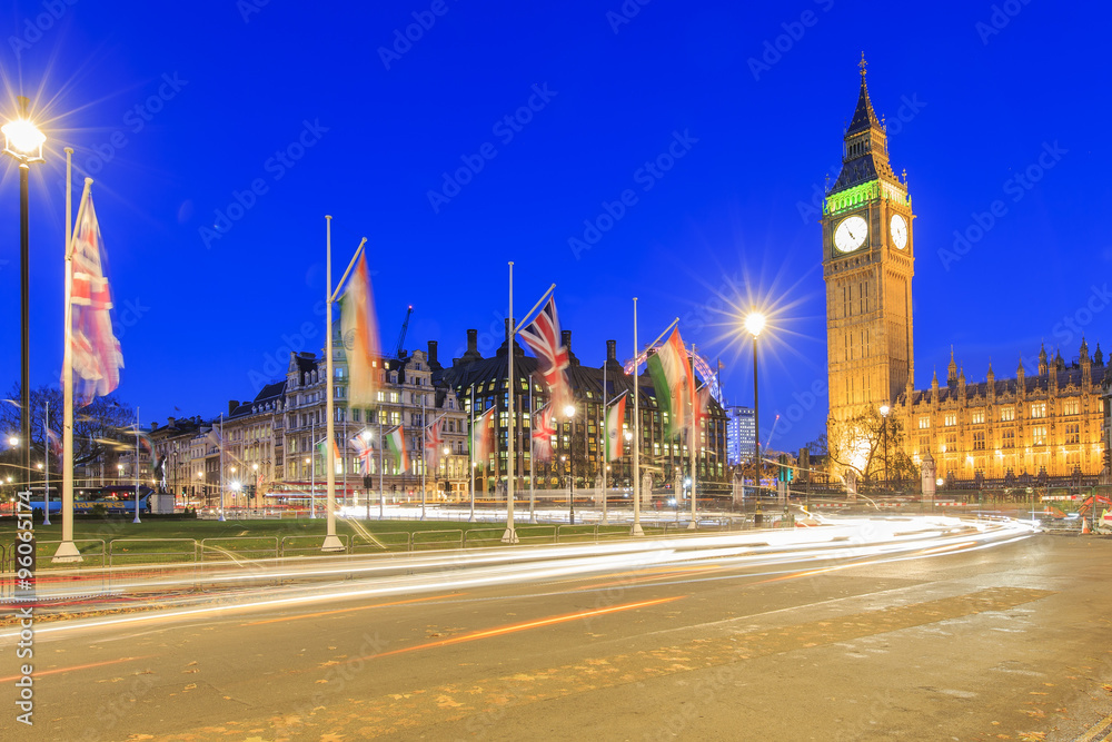 Traveling in the famous Big Ben, London, United Kingdom