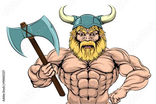 Viking Warrior Sports Mascot
