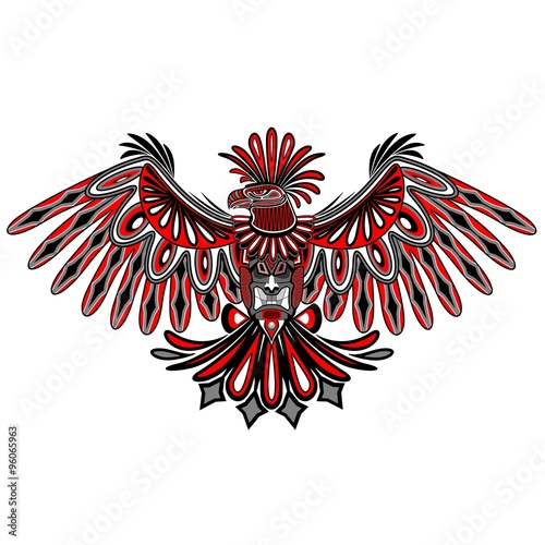 Eagle Tattoo Style Haida Art