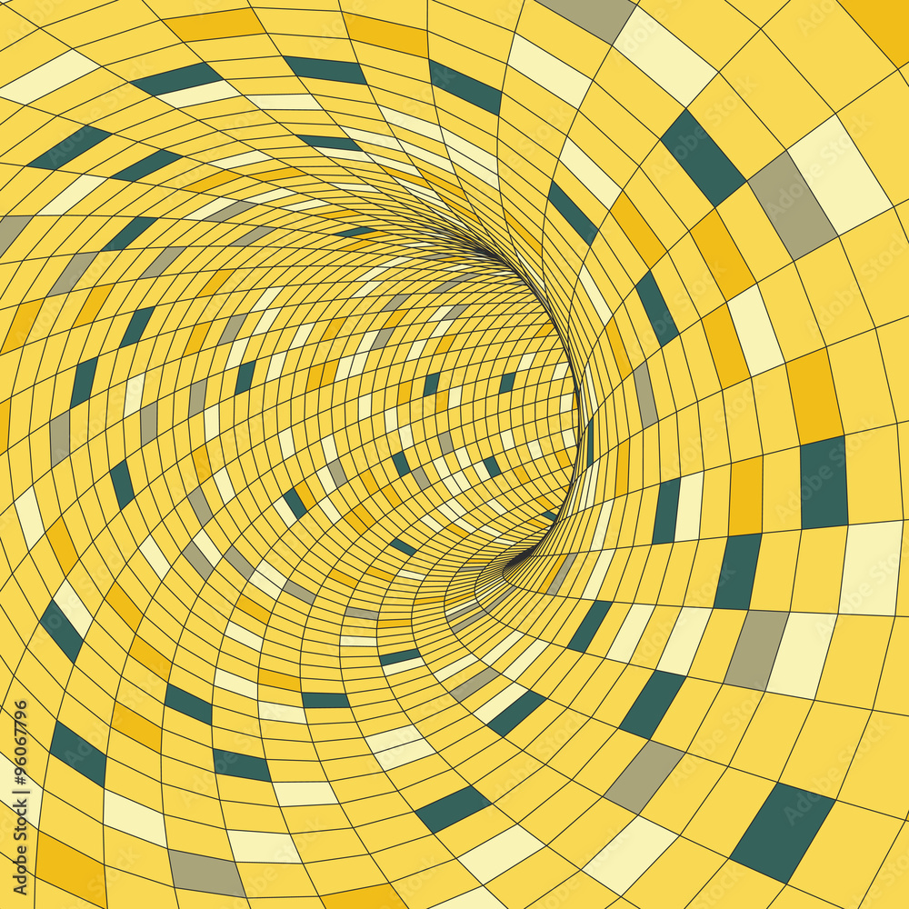 Mosaic. Abstract Background. Polygonal Vector Illustration. .