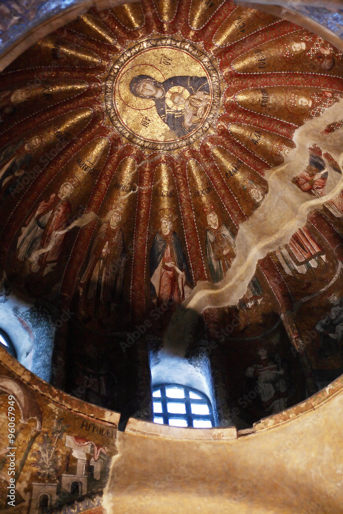 Obraz premium Byzantium Mosaic In Kariye Museum