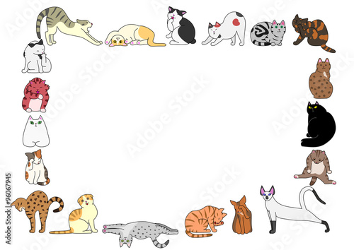 frame of cats