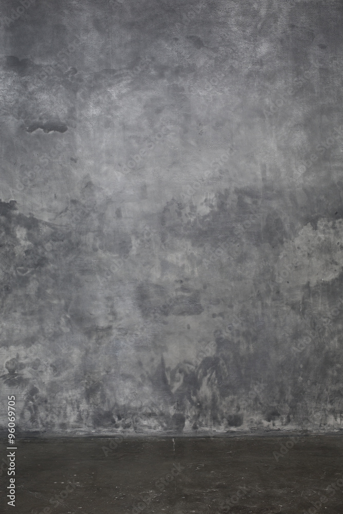 Fototapeta premium gray background wall made on real plaster