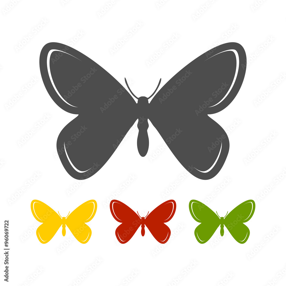 Simple Butterfly Shape Simple Butterfly Shape
