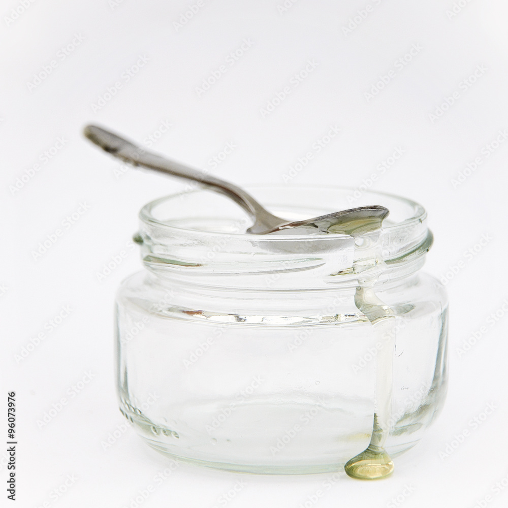 Tarro con gota de miel Tarro con gota de miel