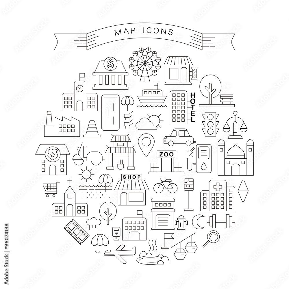 map icons collections