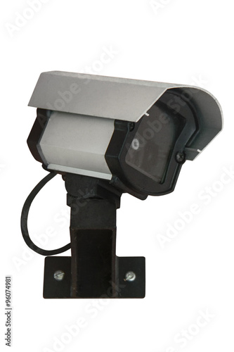 Security cam on white background